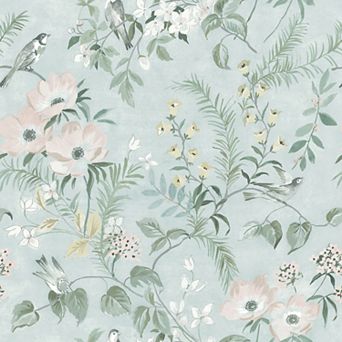 Brewster Home Fashions Frederique Floral Wallpaper
