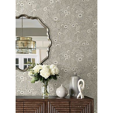 Brewster Home Fashions Agathon Floral Wallpaper
