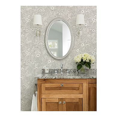 Brewster Home Fashions Agathon Floral Wallpaper