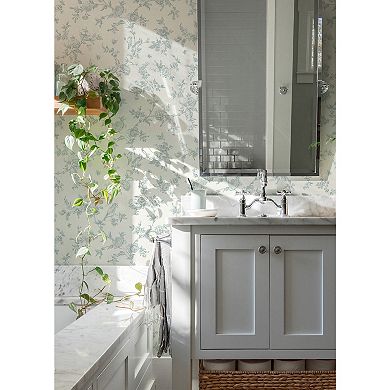 Brewster Home Fashions Nightingale Floral Trail Wallpaper