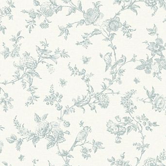 Brewster Home Fashions Nightingale Floral Trail Wallpaper