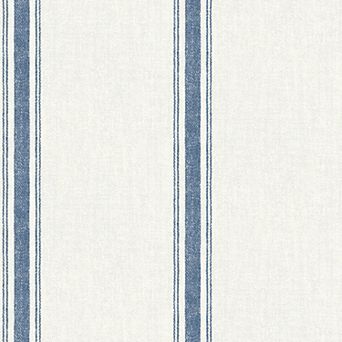 Brewster Home Fashions Linette Fabric Stripe Wallpaper