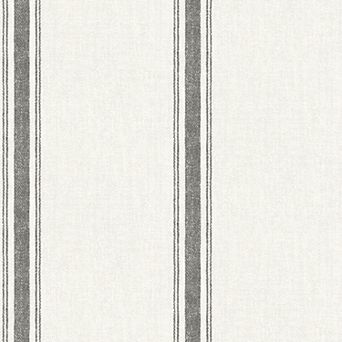 Brewster Home Fashions Linette Fabric Stripe Wallpaper