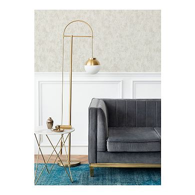 Brewster Home Fashions Haliya Metallic Plaster Wallpaper