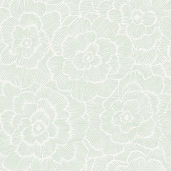 Brewster Home Fashions Periwinkle Textured Floral Wallpaper
