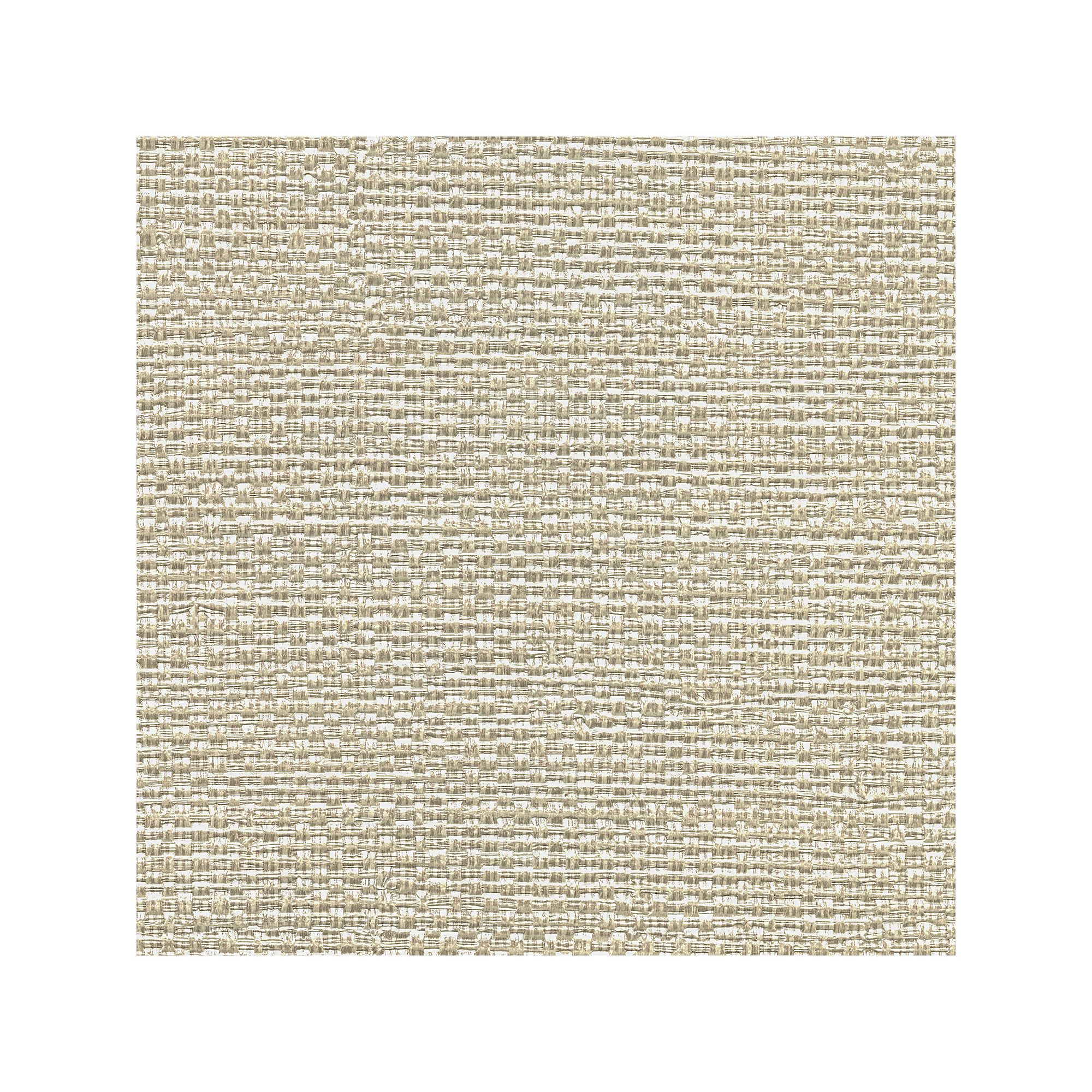 Brewster Home Fashions Bohemian Bling Basketweave Wallpaper, White