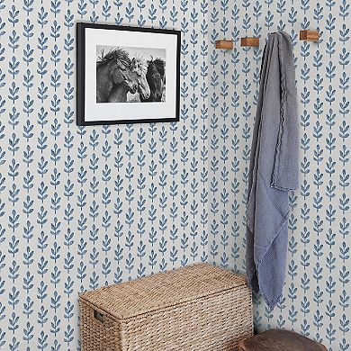 Brewster Home Fashions Whiskers Wheat Leaf Wallpaper