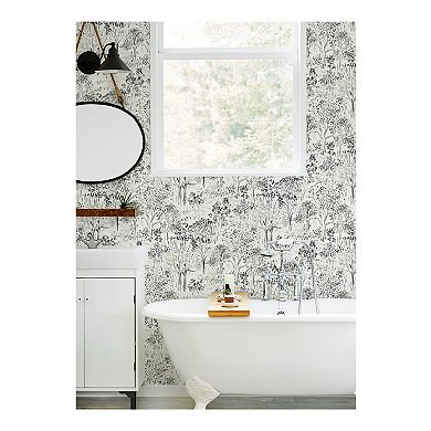 Brewster Home Fashions Walden Black Forest Wallpaper
