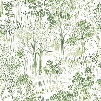Brewster Home Fashions Walden Black Forest Wallpaper