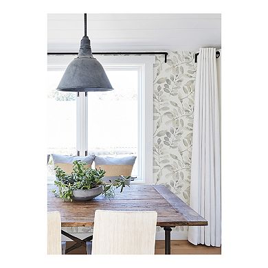 Brewster Home Fashions Pinnate Blush Leaves Wallpaper