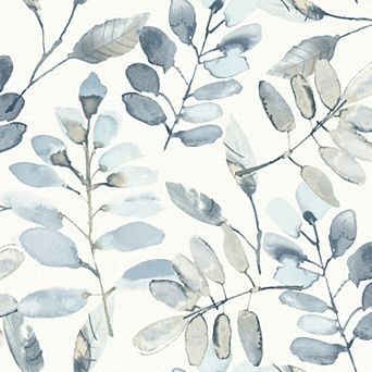Brewster Home Fashions Pinnate Blush Leaves Wallpaper