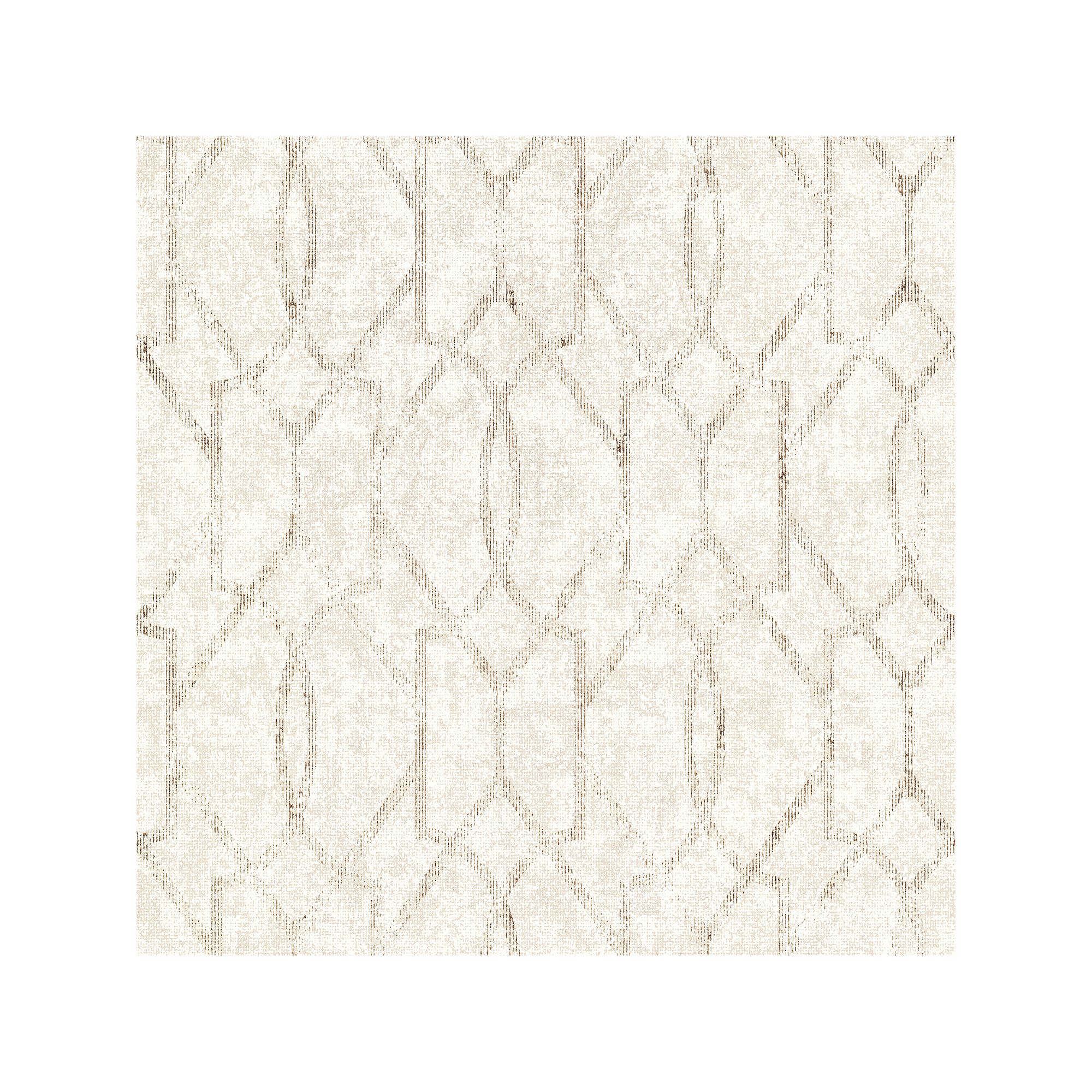 Brewster Home Fashions Ziva Trellis Wallpaper, Ivory