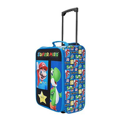 Kids Super Mario Mario and Yoshi 18" Carry-On Pilot Case