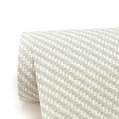 Brewster Home Fashions Graham Grey Chevron Wallpaper