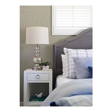 Brewster Home Fashions Barre Light Grey Stria Wallpaper