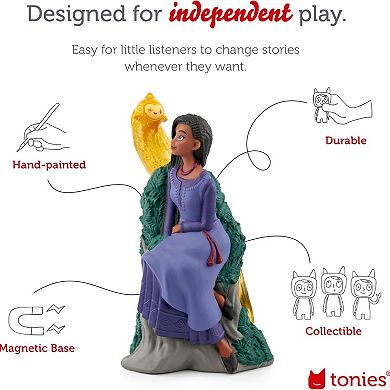 Disney's Wish Asha & Star Audio Play Character Figurine by tonies