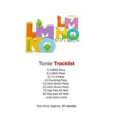 tonies LMNO Peas Audio Play Character Figurine