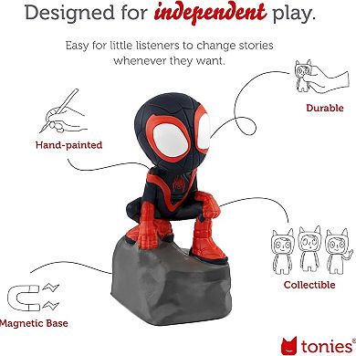 tonies Marvel's Spidey & His Amazing Friends Spin Audio Play Character Figurine