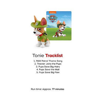 tonies PAW Patrol Tracker Audio Play Character Figurine