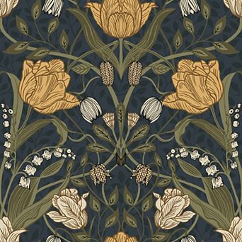 Brewster Home Fashions Filippa Tulip Wallpaper