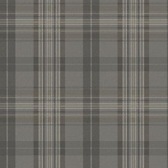 Brewster Home Fashions Austin Charcoal Plaid Wallpaper