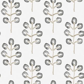 Brewster Home Fashions Plum Tree Black Botanical Wallpaper