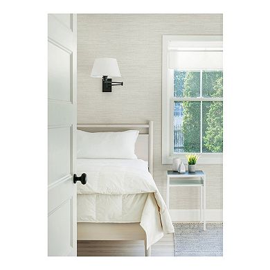 Brewster Home Fashions Solitude White Distressed Texture Wallpaper