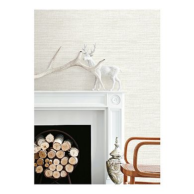 Brewster Home Fashions Solitude White Distressed Texture Wallpaper