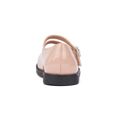 Olivia Miller Lovely Nite Toddler Girls' Rhinestone Heart Flats