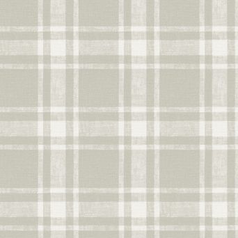 Brewster Home Fashions Antoine Taupe Flannel Wallpaper