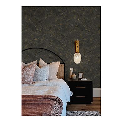 Brewster Home Fashions Meness Metallic Marbling Wallpaper