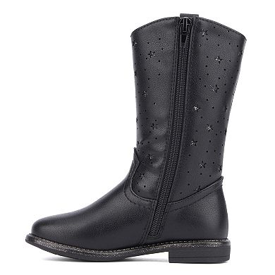 Olivia Miller Star Laser Cut Toddler Girls' Boots