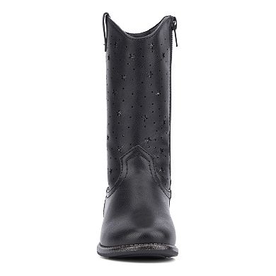 Olivia Miller Star Laser Cut Toddler Girls' Boots