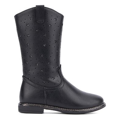 Olivia Miller Star Laser Cut Toddler Girls' Boots