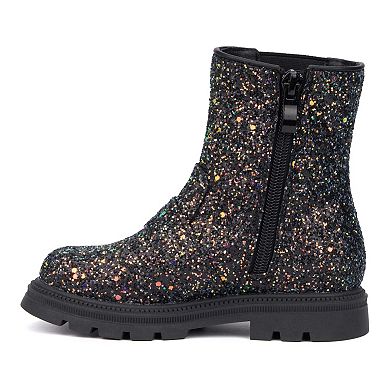 Olivia Miller Glitter Toddler Girls' Chelsea Boots