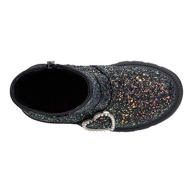 Olivia Miller Glitter Toddler Girls' Chelsea Boots