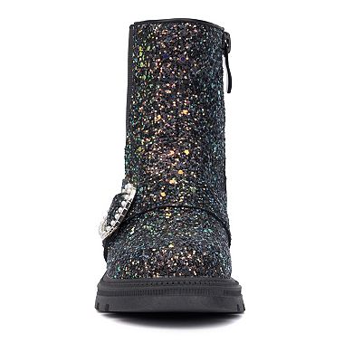 Olivia Miller Glitter Toddler Girls' Chelsea Boots