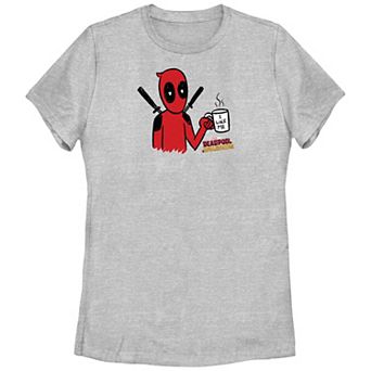 Juniors' Marvel Deadpool and Wolverine Coffee Mug Graphic Tee