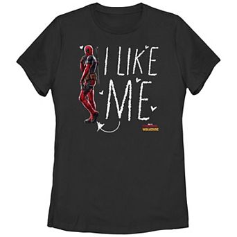 Juniors' Marvel Deadpool and Wolverine I Like Me Graphic Tee