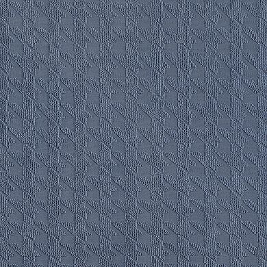 No. 918 Sparta Houndstooth Textured Stretch Fit Elastic Dining Chair Cover Pair