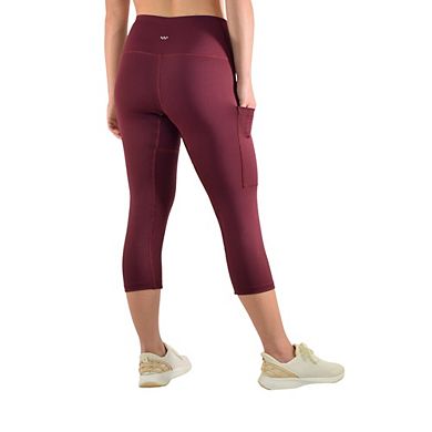 Women’s Leakproof Activewear Cropped Leggings For Bladder Leaks And Periods