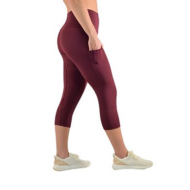 Women’s Leakproof Activewear Cropped Leggings For Bladder Leaks And Periods