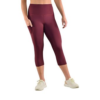 Women’s Leakproof Activewear Cropped Leggings For Bladder Leaks And Periods