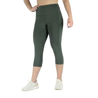 Women’s Leakproof Activewear Cropped Leggings For Bladder Leaks And Periods