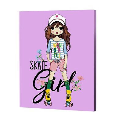 Artwille Paint By Number Kit Skate Girl