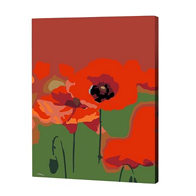 Artwille Paint By Number Kit Poppy Flower