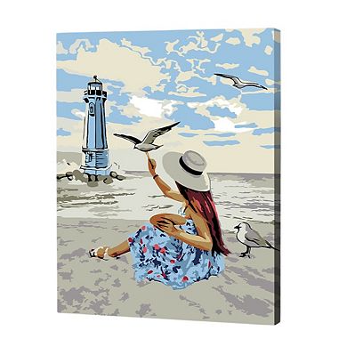 Artwille Paint By Number Kit Girl And Gulls