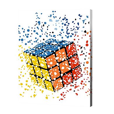 Artwille Paint By Number Kit Rubik's Cube