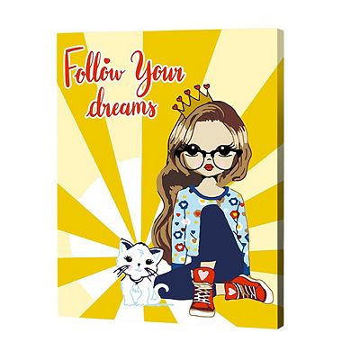 Artwille Paint By Number Kit Follow Your Dreams