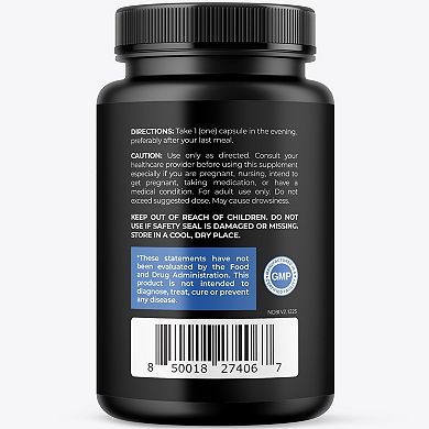 Night Time Fat Burner Capsules, Nobi Nutrition, 60ct
